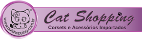 Corselet Rosa e Preto - Cat Shopping - Corset e Acessórios