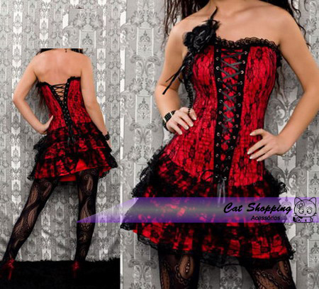 vestido corselet